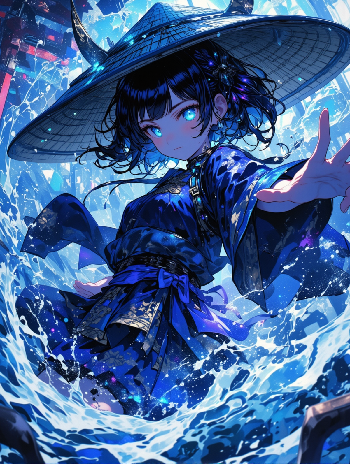 湖の巫女_2 | の人気AIイラスト・グラビア