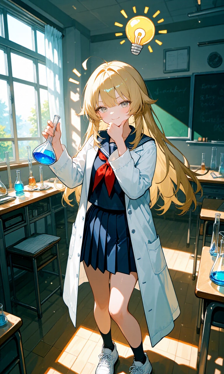 余計なことを閃いた化学部部長 | の人気AIイラスト・グラビア