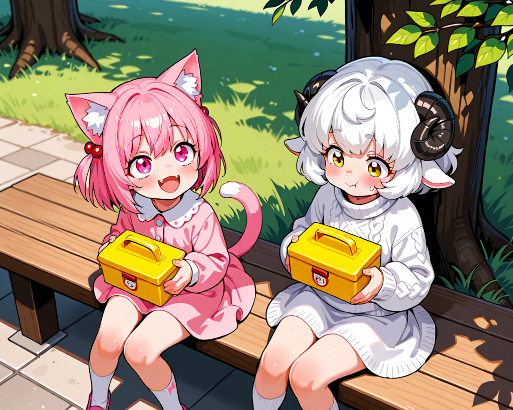 二人でピクニック