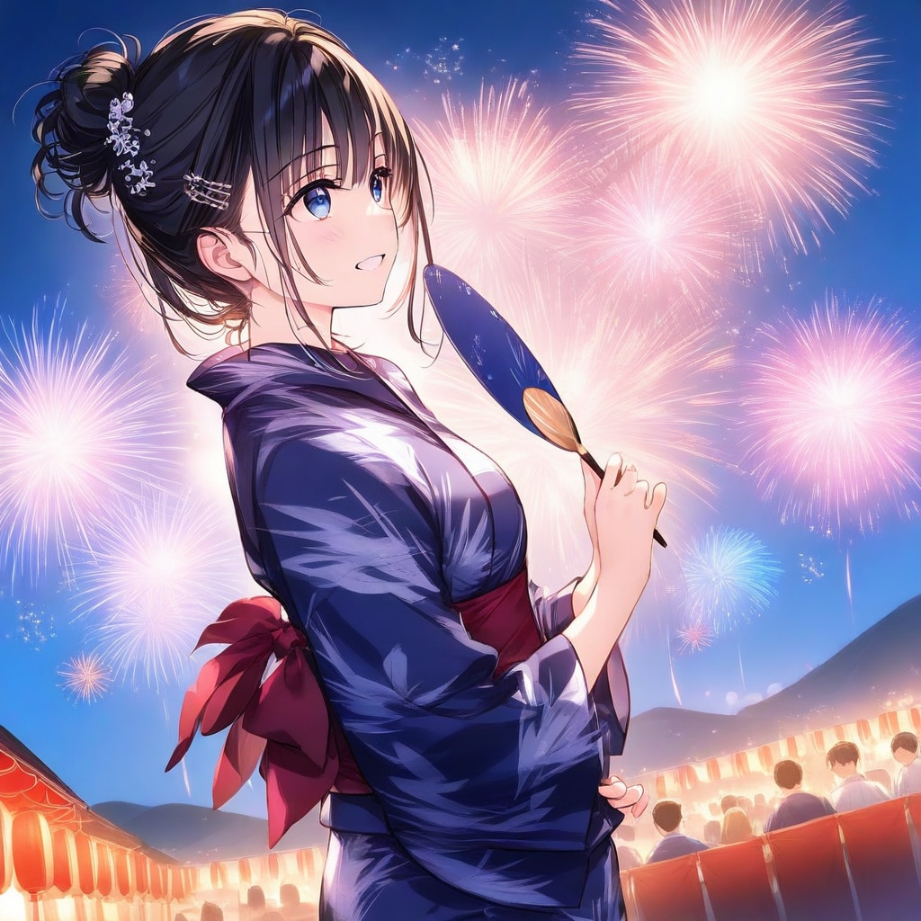 祭りの夜 | の人気AIイラスト・グラビア