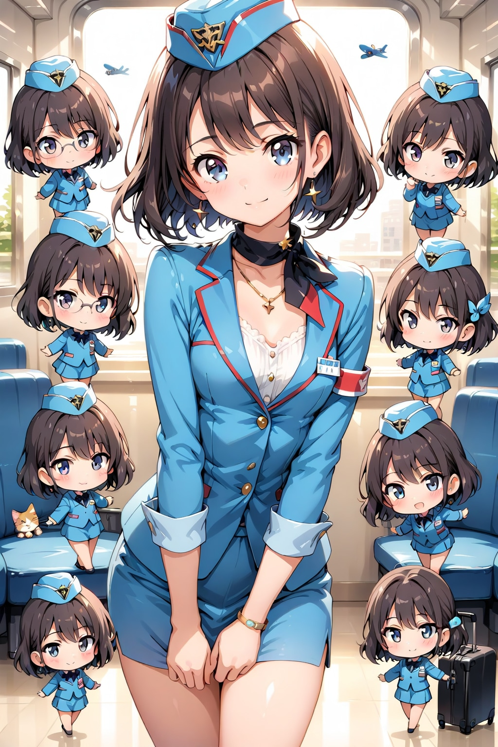 【真夏のミラパンツ祭】客室乗務員のパンツスタイル