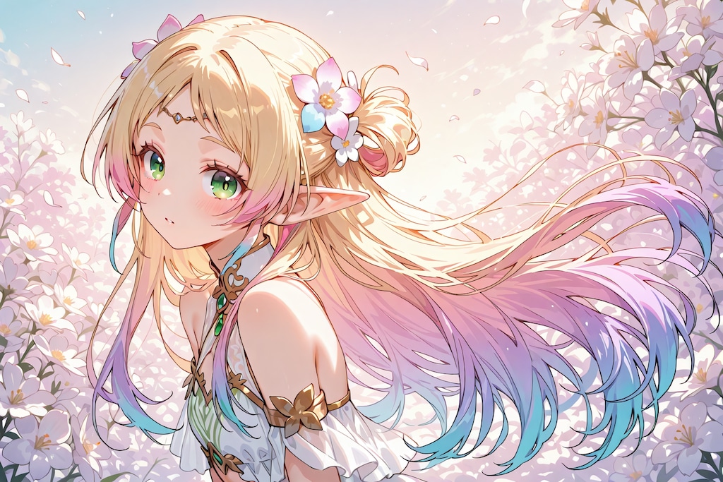 ぱすてる仕様のエルフさん①