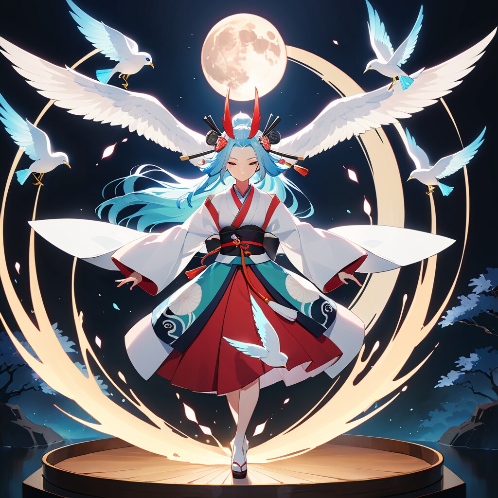 白鳥使いの陰陽師 | の人気AIイラスト・グラビア