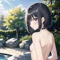 りえちゃんと貸切風呂 4枚目