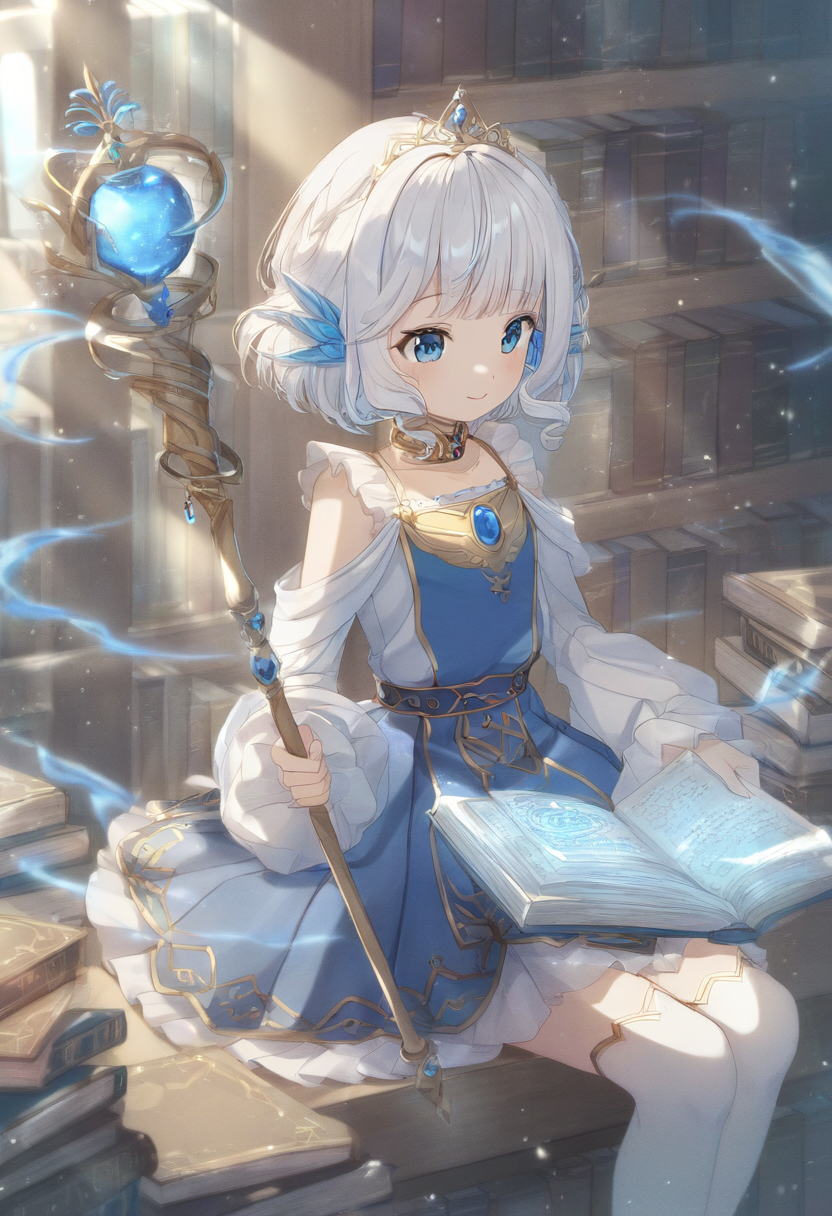 魔導書をめくる