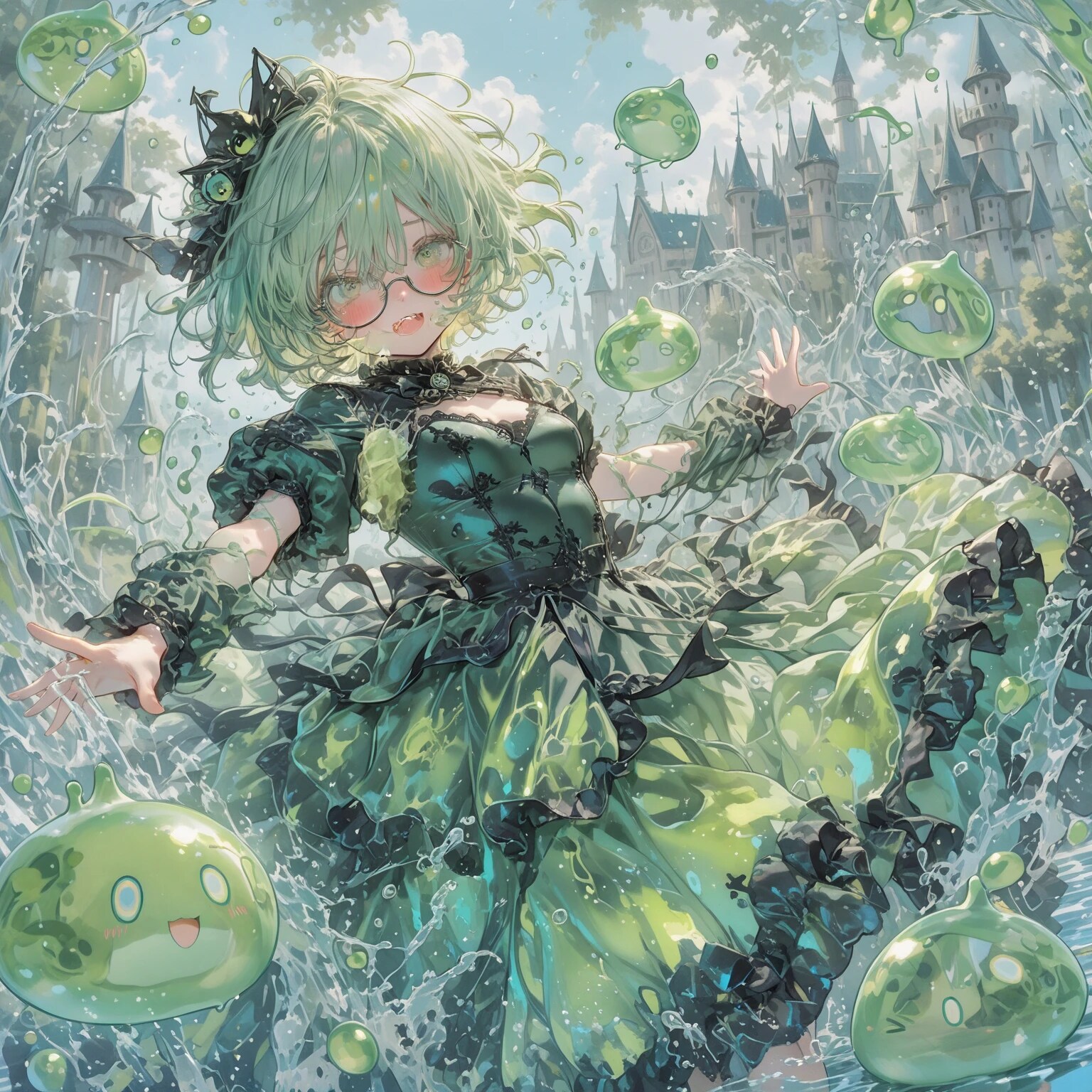 ドレス……いつも通りですね💦 | の人気AIイラスト・グラビア