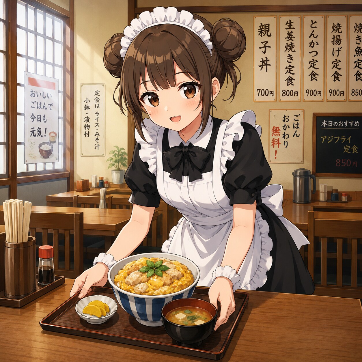 食堂のメイド