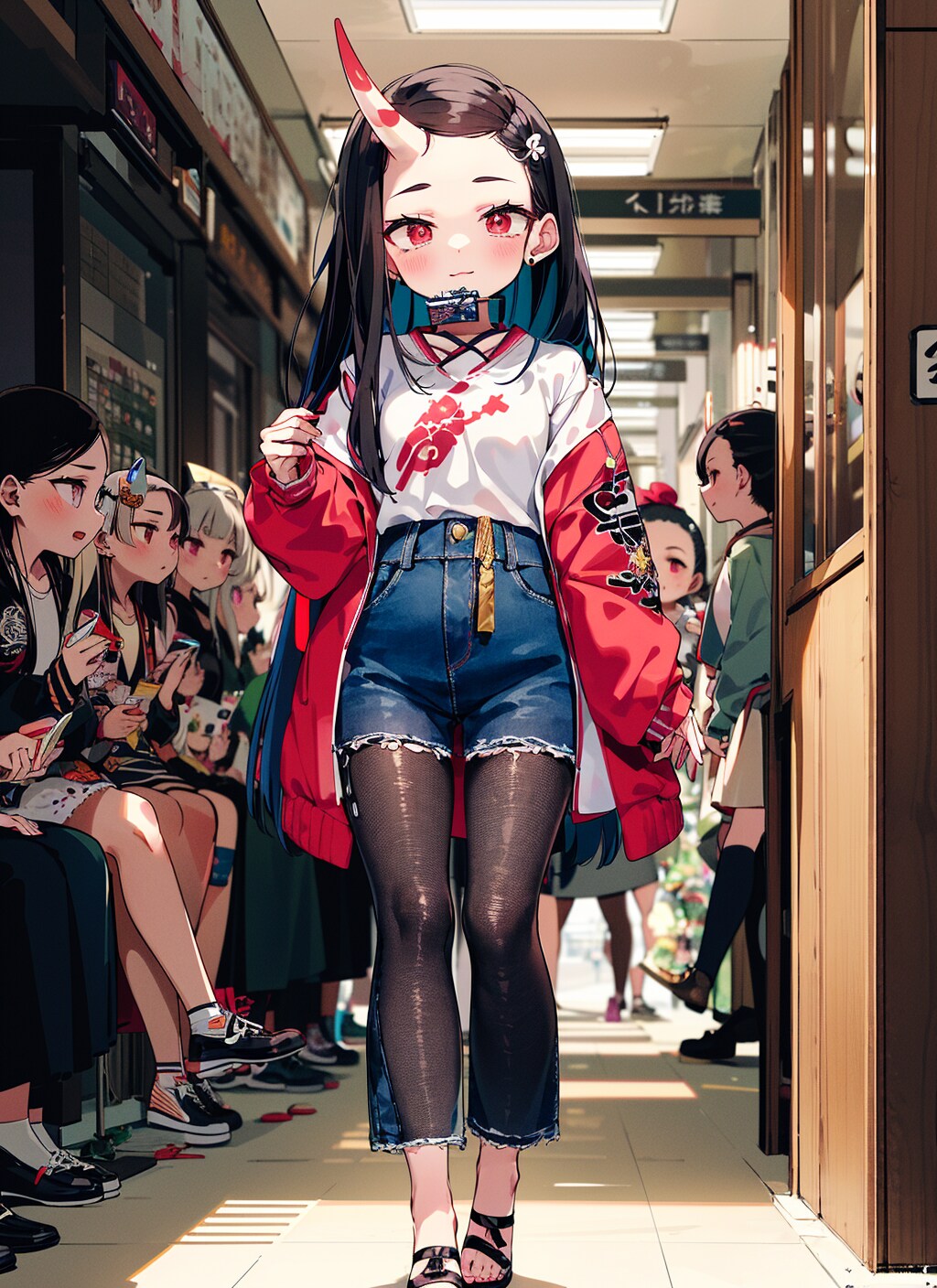 4月のモデルは禰豆子ちゃん