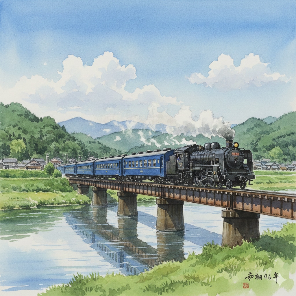 １大いなる旅路　♪旅は長く遠く、肩の荷重く〜