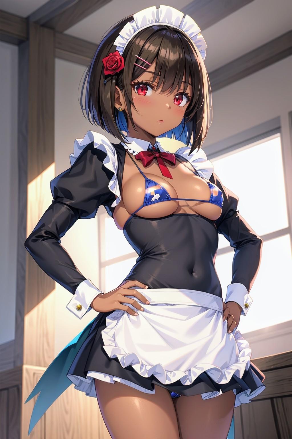 ピッチピチな、メイドお姉やん