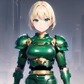 緑のパワードスーツ、強化外骨格 2枚目