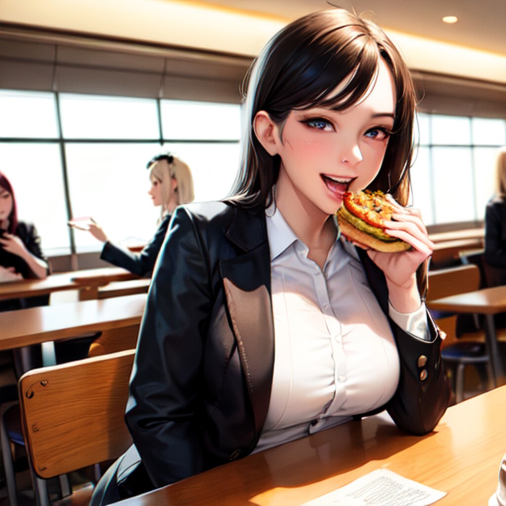 彼女を見てると笑顔になるな