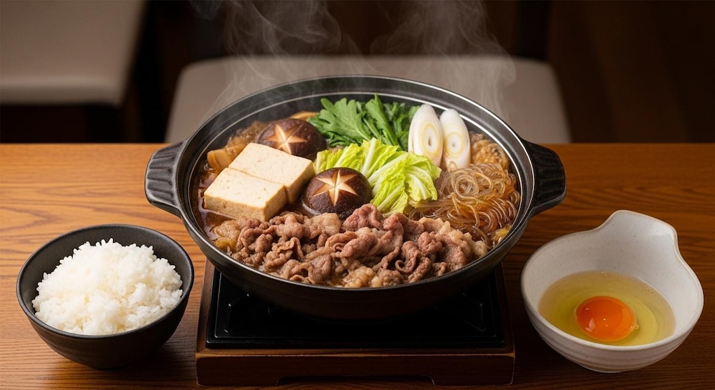 摩訶不思議食堂のすき焼き