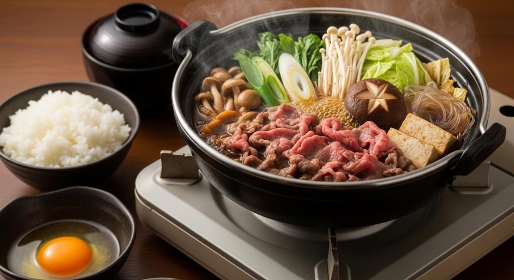 摩訶不思議食堂のすき焼き