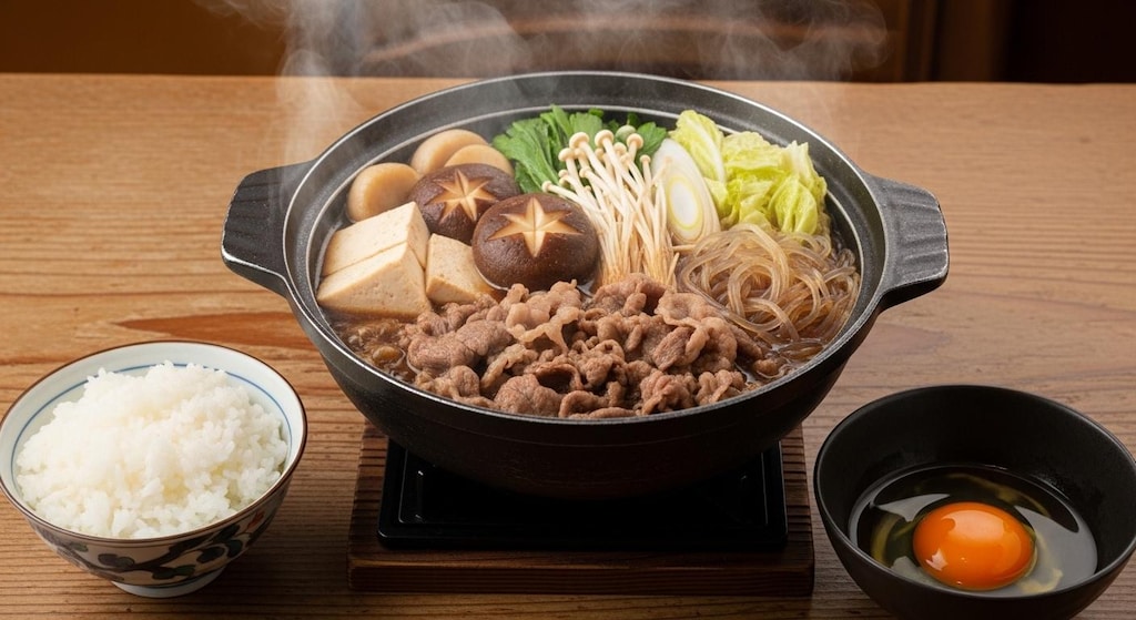 摩訶不思議食堂のすき焼き