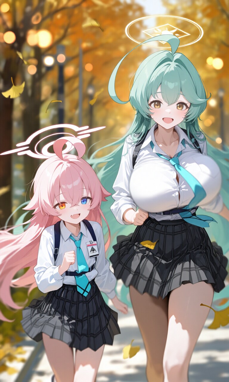 ホシノとユメ　イチョウ並木2