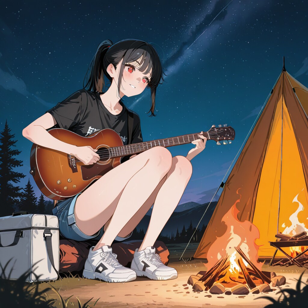 夏のソロキャンプ