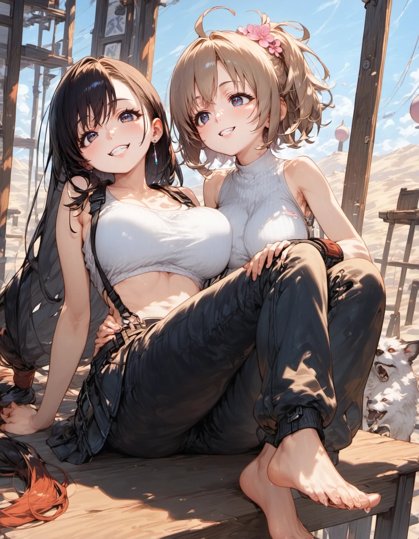 Comrades in the Wasteland Sun | の人気AIイラスト・グラビア