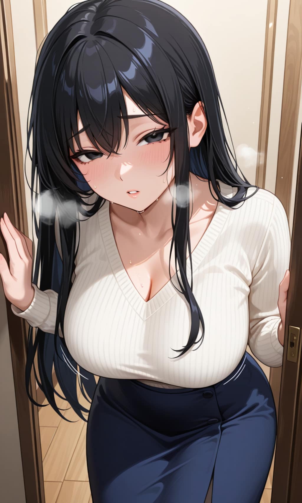 性癖　未使用イラスト⑦　告白編　～ 　彼の部屋　SEX　初めての精飲・・　～