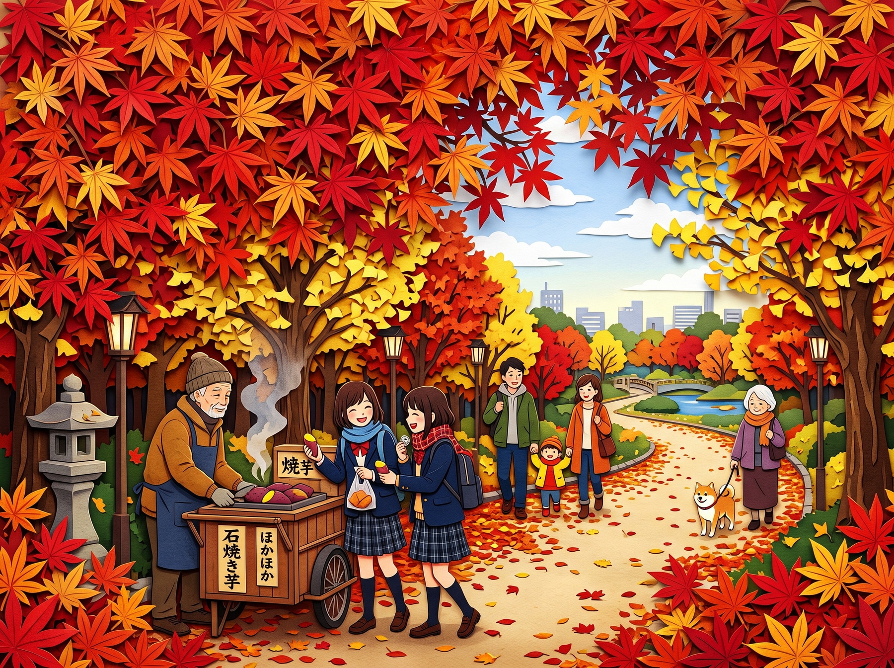 焼き芋屋さん🍠 | の人気AIイラスト・グラビア