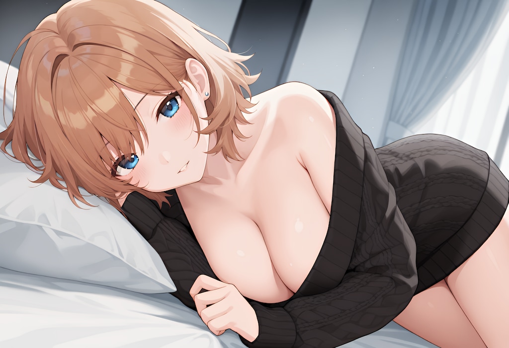 オフショルニット