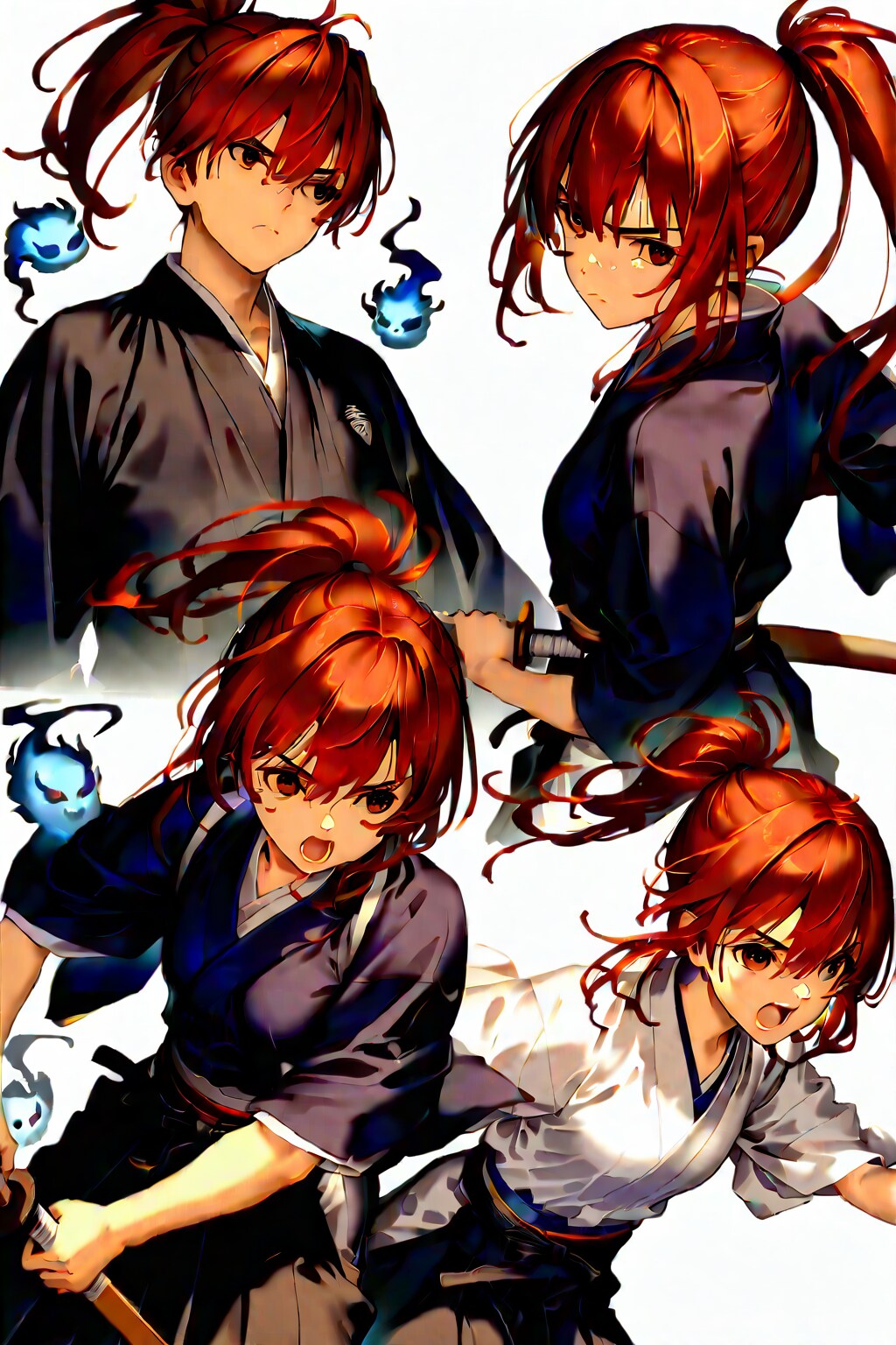 他流試合に挑む赤髪兄