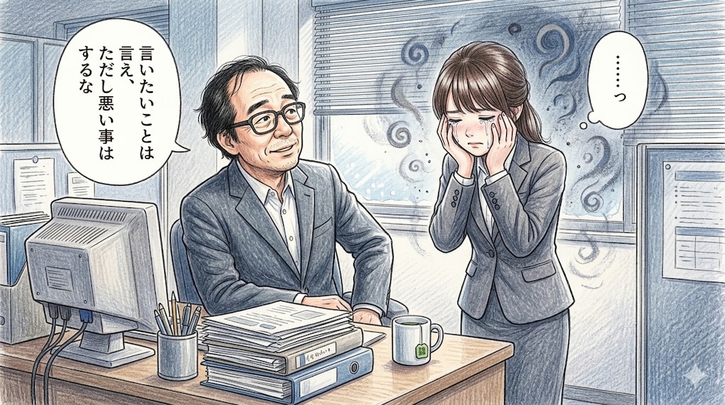 言いたいことを言えなかった後輩ちゃん