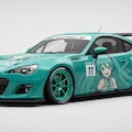 初音ミクBRZ痛車レーシングカー 4枚目