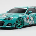初音ミクBRZ痛車レーシングカー 3枚目
