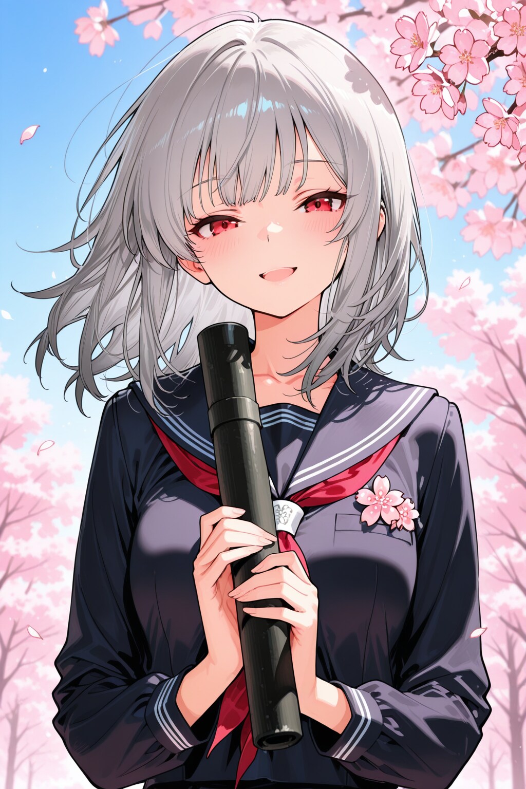 卒業式(回想)の同期ちゃん(企画参加)