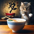 猫の食事風景 8枚目