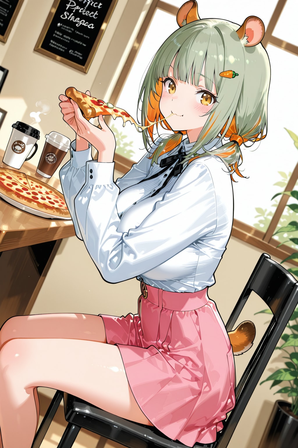 ピザ大好きですっ！