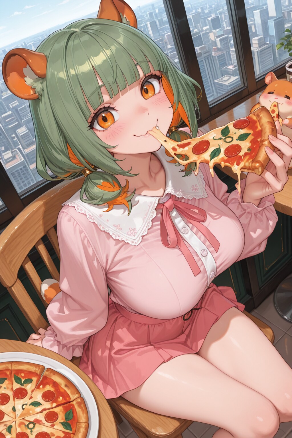 ピザ大好きですっ！ | の人気AIイラスト・グラビア