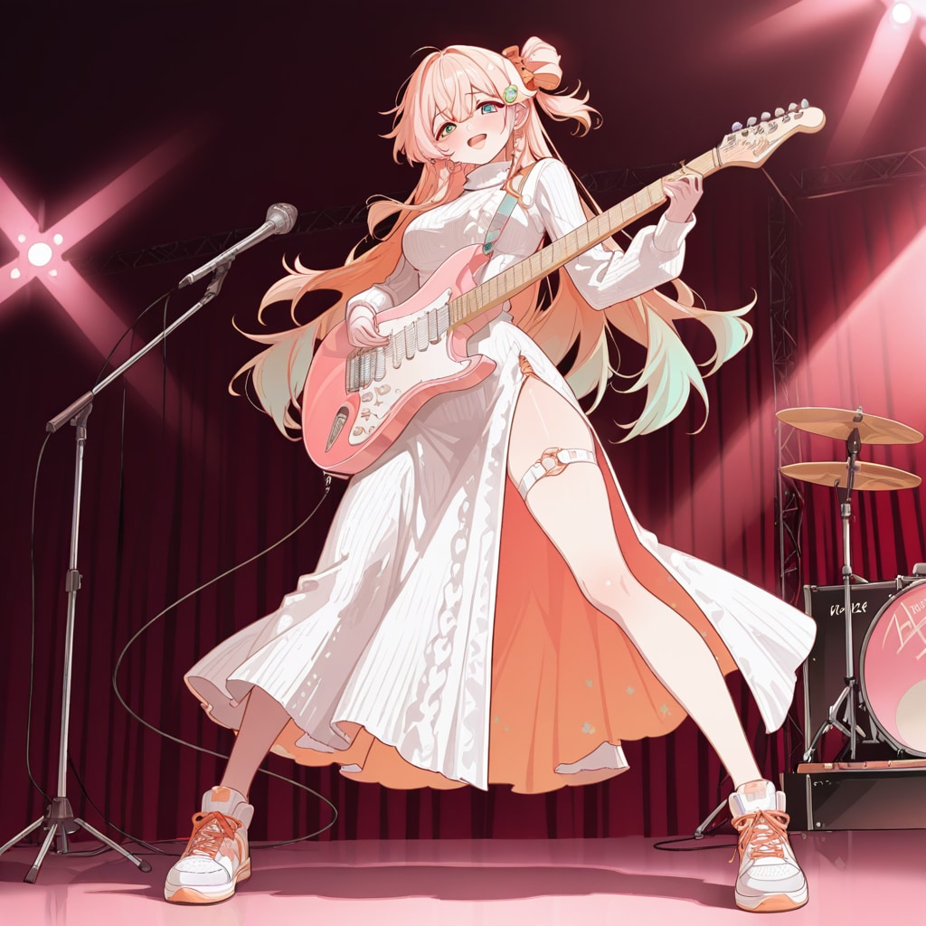 アプリコット色のギタリスト　杏ちゃん