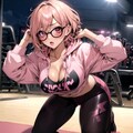 エロギャル✖︎フィットネス✖︎ピンク髪‼️ 3枚目