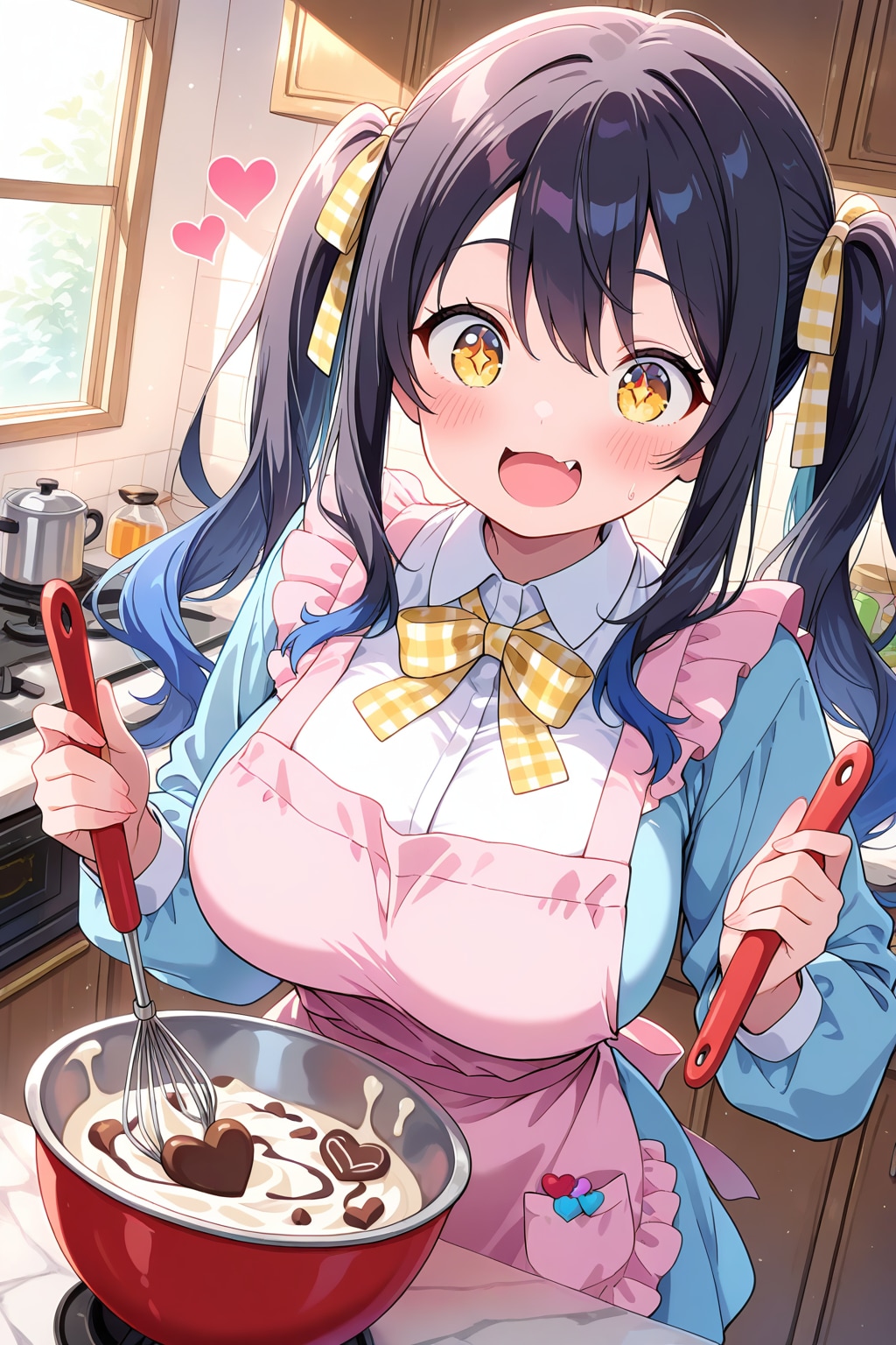 先輩先輩！　喜んでくれるかなぁ？