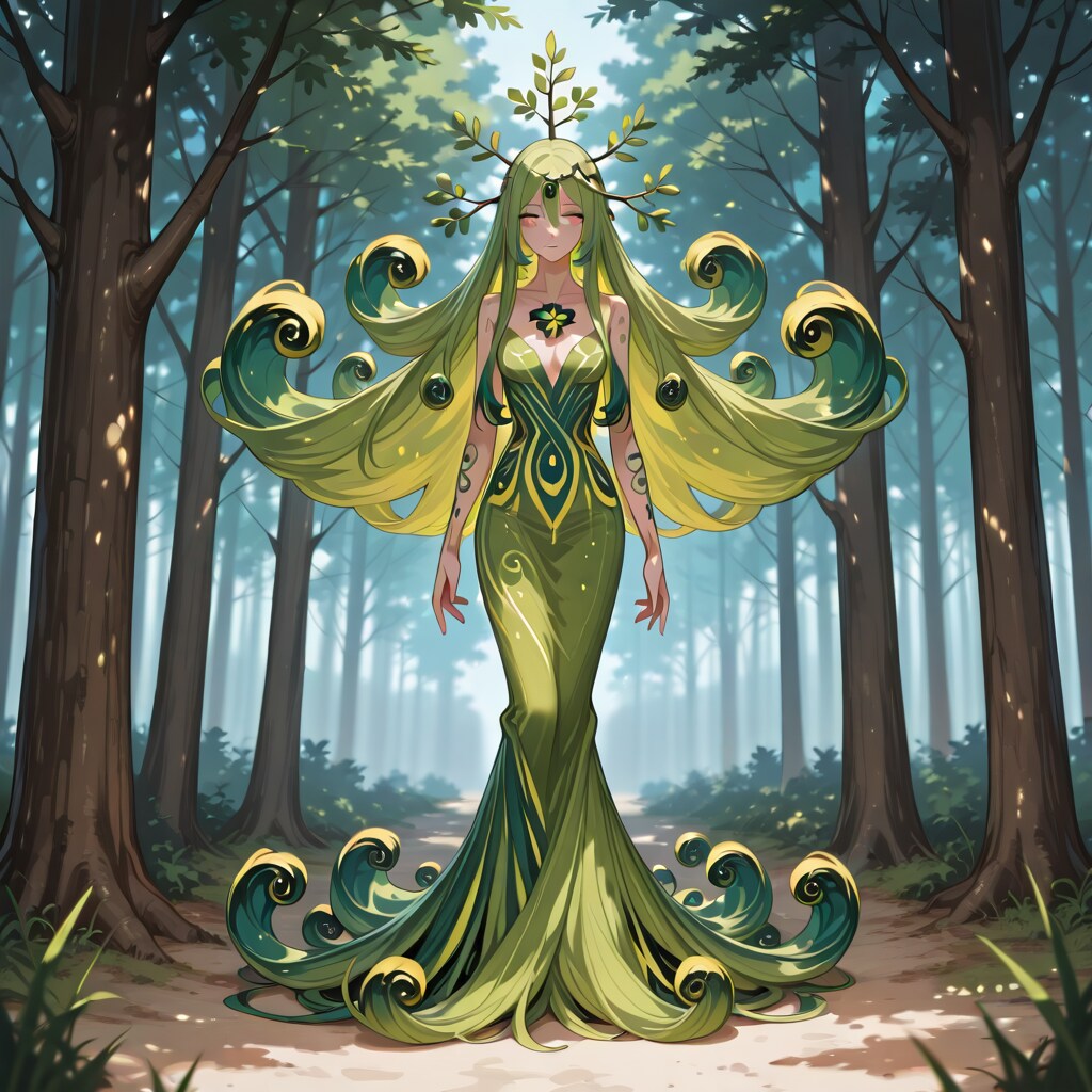 ECHIDNA版DRYADちゃん | の人気AIイラスト・グラビア