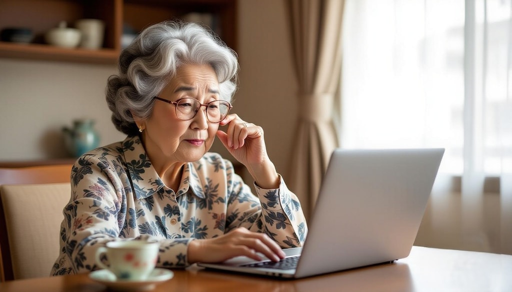 おばあちゃんとデジタルの壁 - Grandma and the Digital Wall