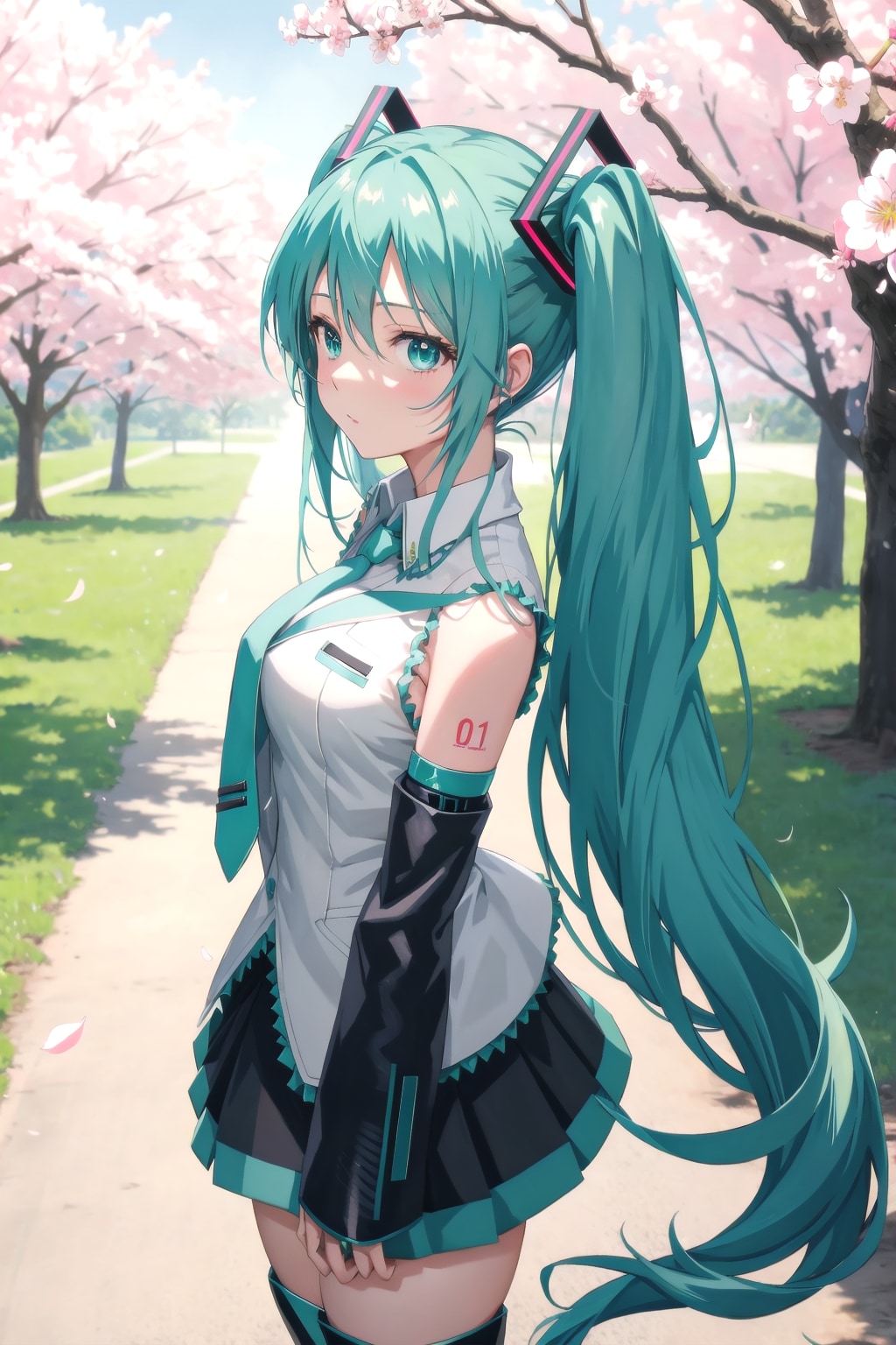 V4B 初音ミク カウボーイショット | の人気AIイラスト・グラビア