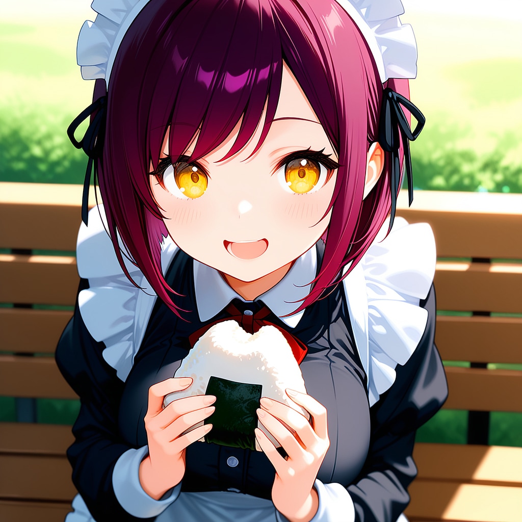 こんにちは（挨拶メイドの芽衣ちゃん）