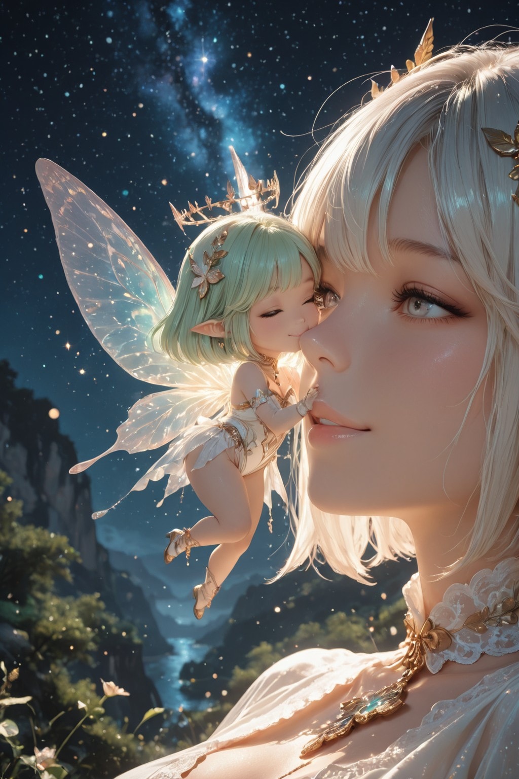 Beautiful Fairy Girl（争いとは無縁の森で…「妖精さん 今日も自然を見守ってくれてありがとう。」）