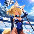 レースクイーン金狐と黒狐さん 6枚目