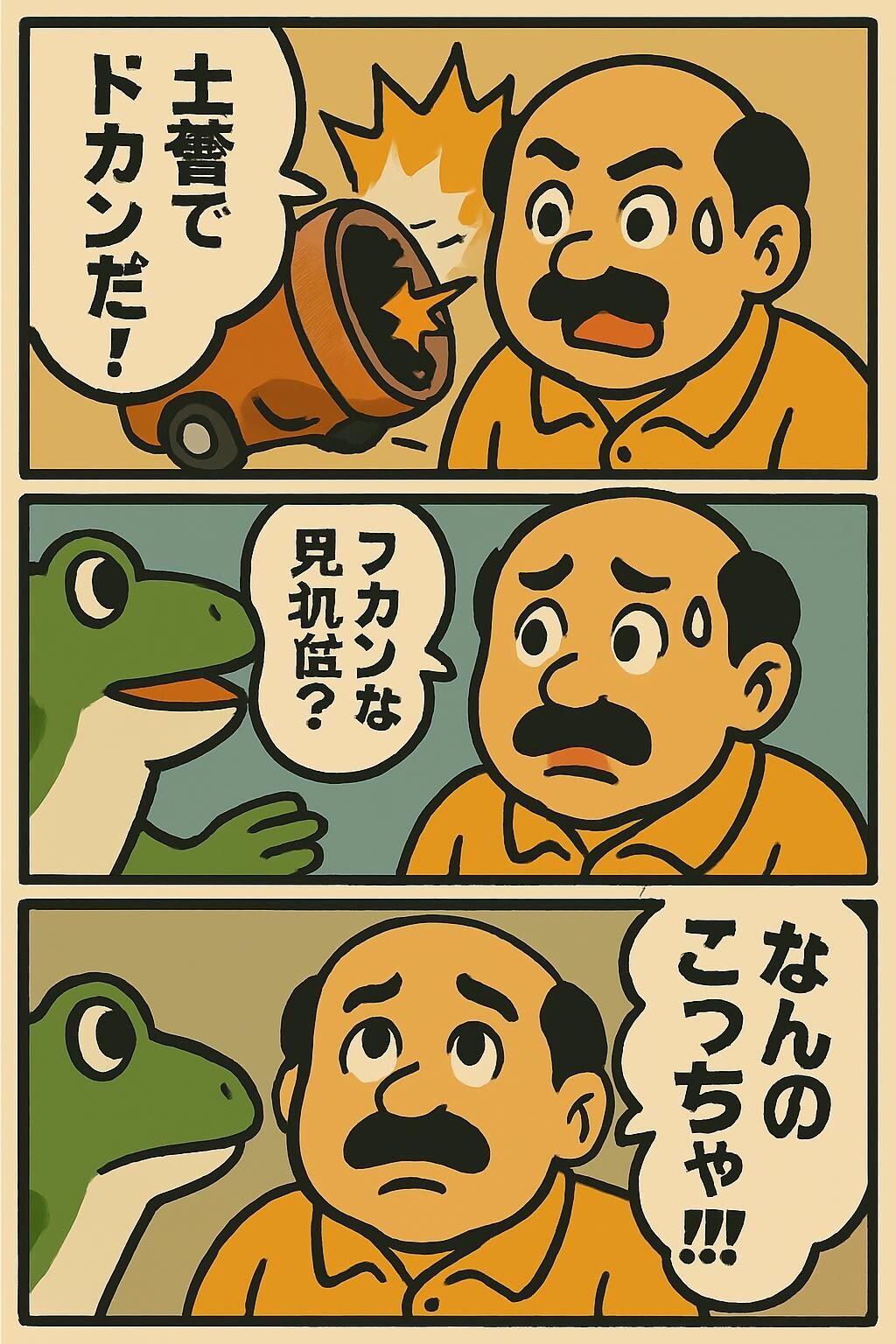 ダジャレでくにへかえす