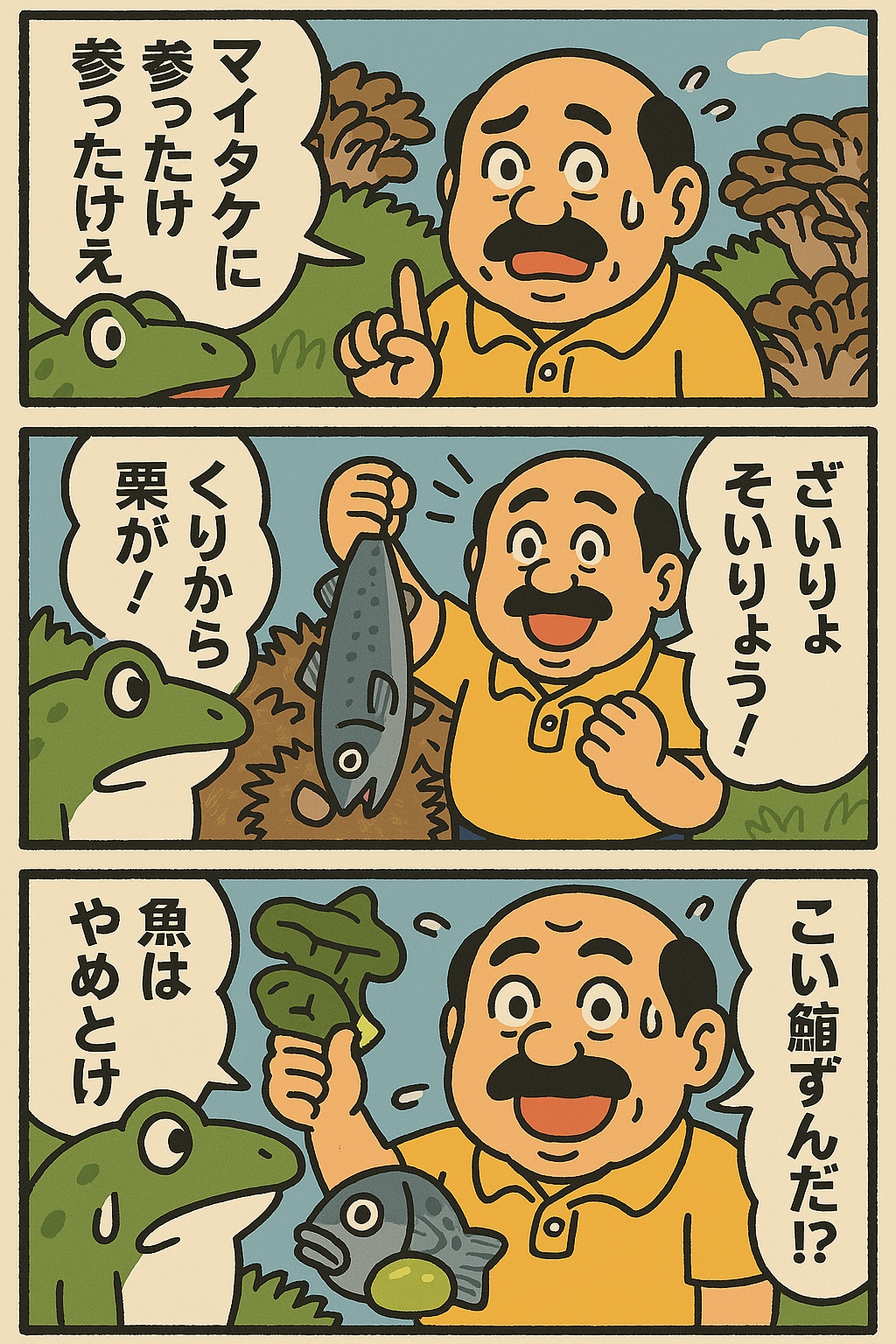 ダジャレでくにへかえす