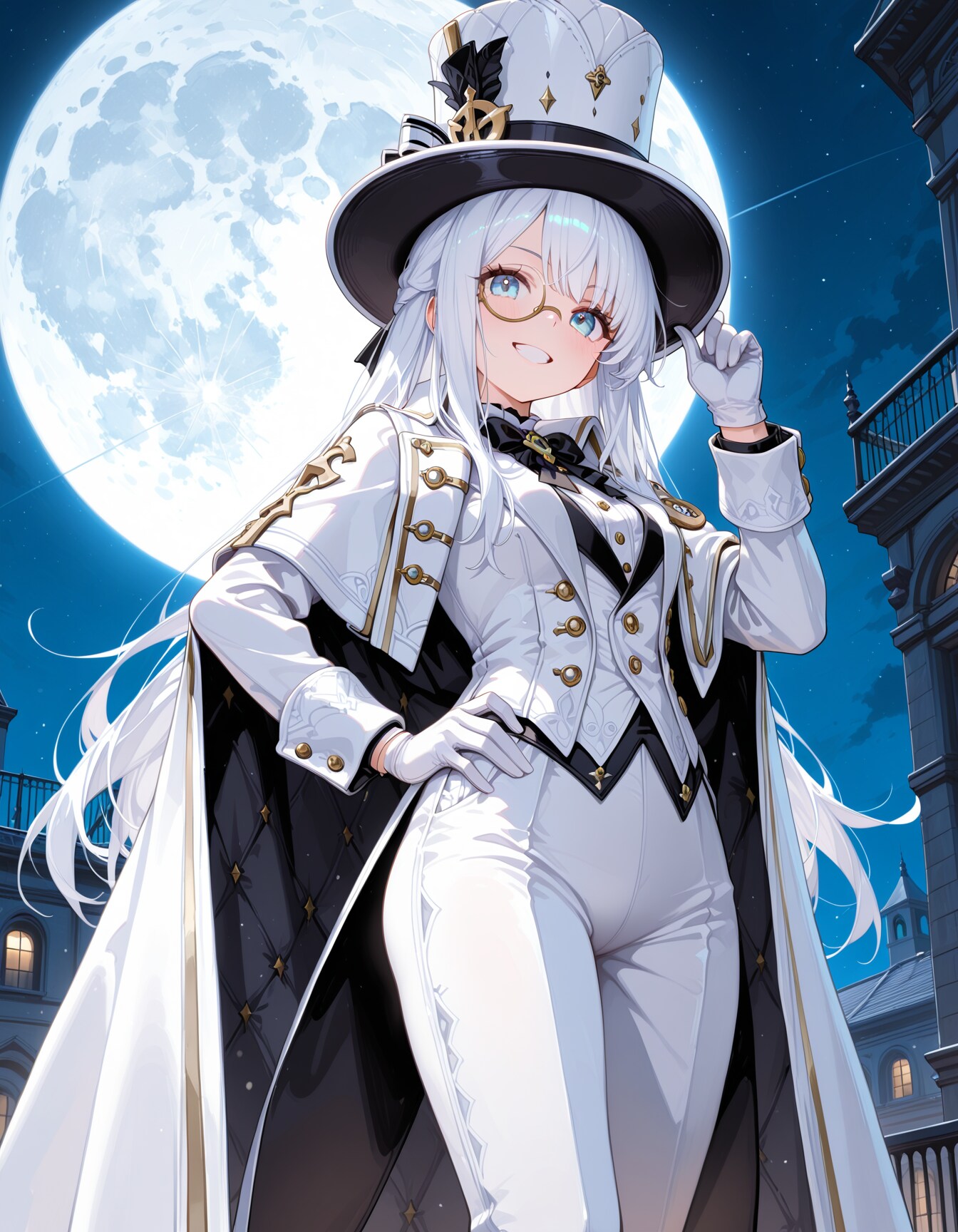 白い怪盗 | の人気AIイラスト・グラビア