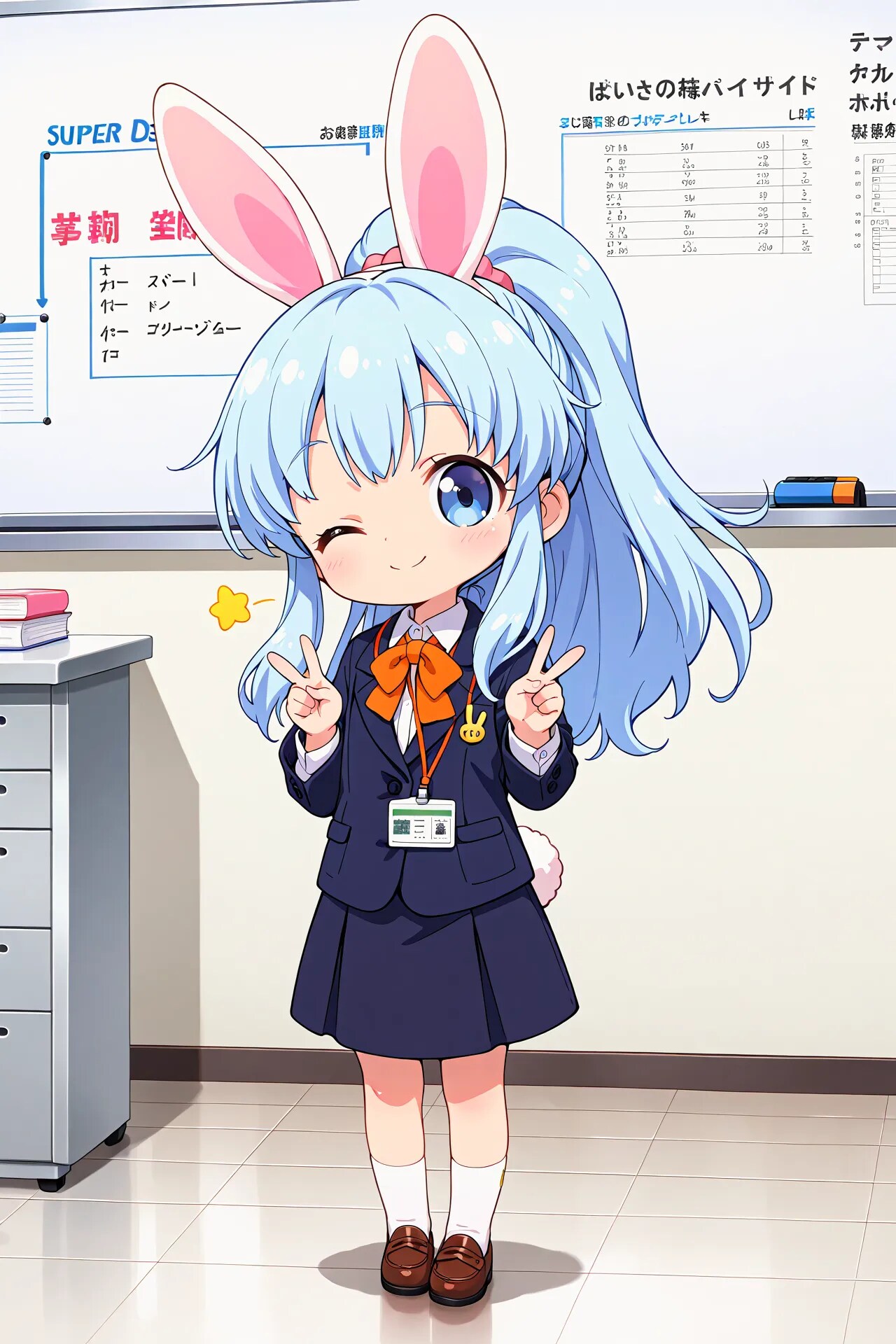 はっぴーピース✌️ 2026.8.30 技術担当あおい | の人気AIイラスト・グラビア