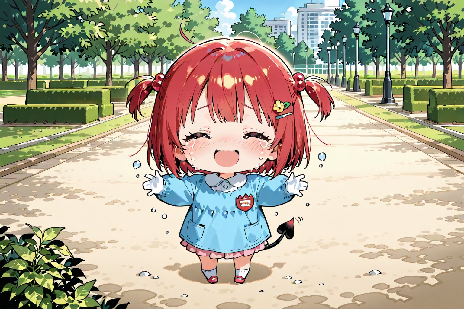 SD小鈴ちゃんは転んでも元気 | の人気AIイラスト・グラビア