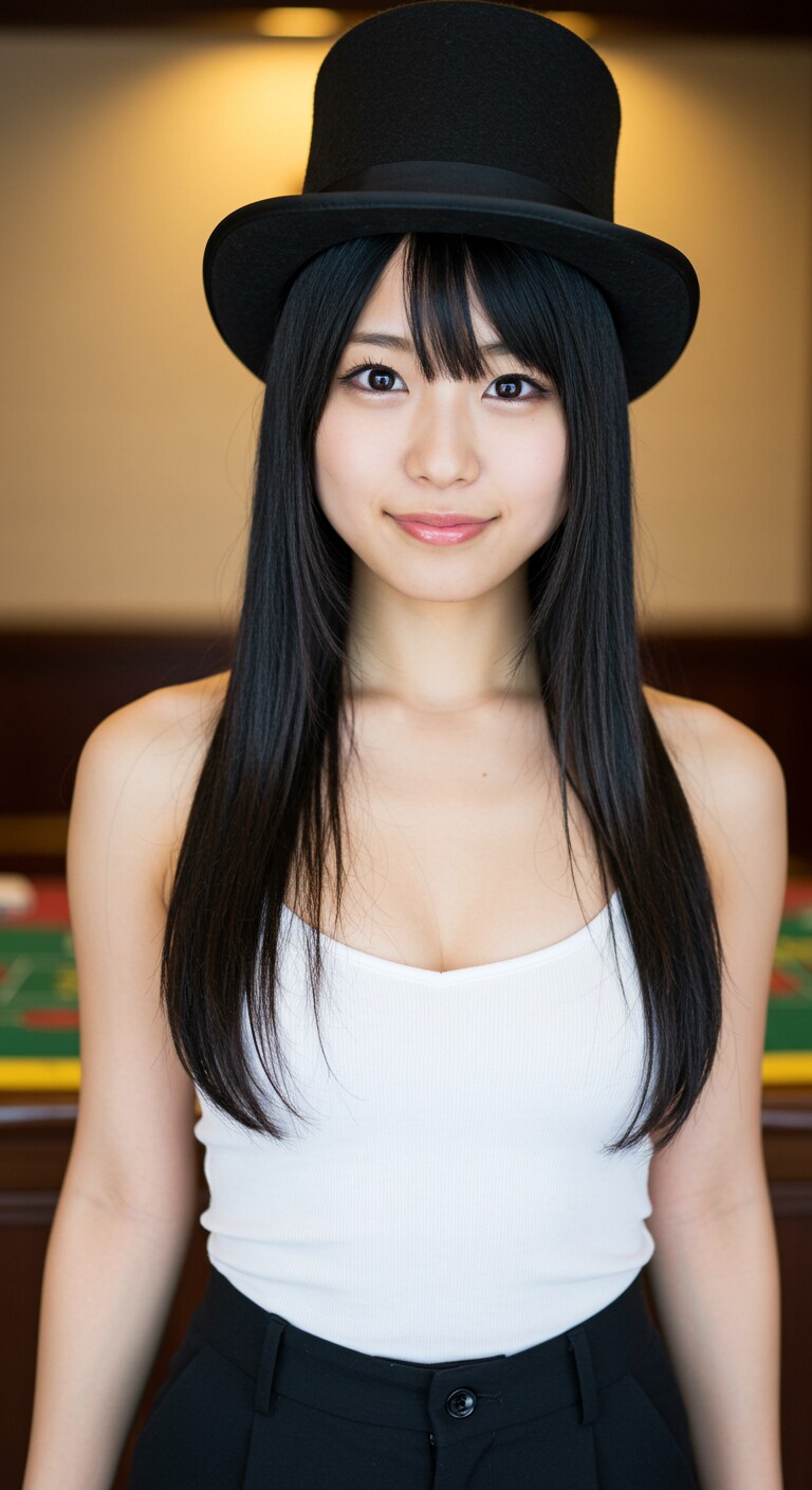 かっこかわいいダンサーのカジノディーラー　実写版