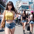 Denim Hot Pants 6枚目