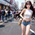 Denim Hot Pants 12枚目